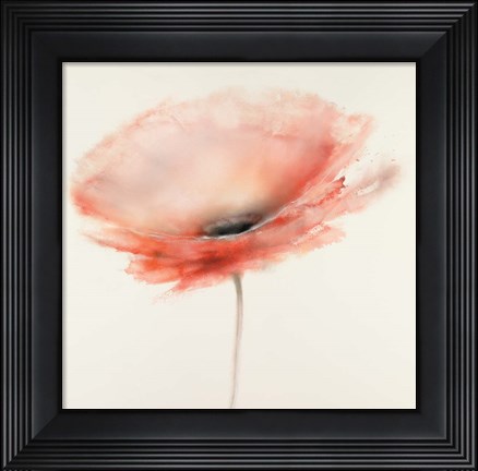Framed Pink Chiffon I Print