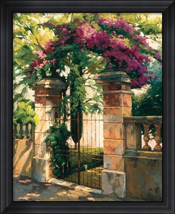 Framed Mougins Print