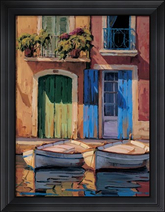 Framed Reflejos de Marsella II Print