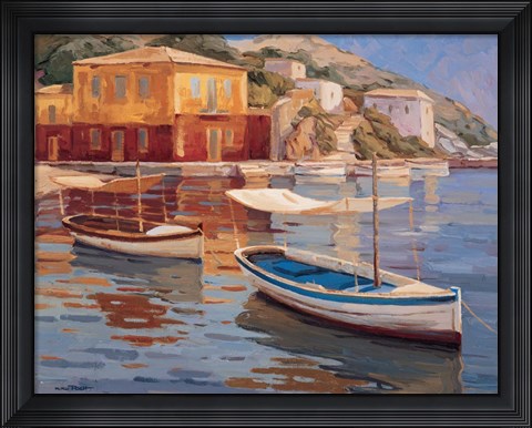 Framed Mar Egeo Print