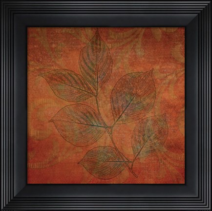 Framed Leaves of Autumn Print