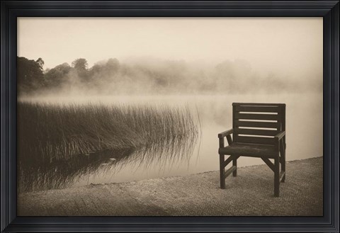 Framed Reflections at Dawn Print