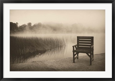 Framed Reflections at Dawn Print