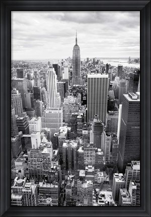 Framed NYC Downtown Print