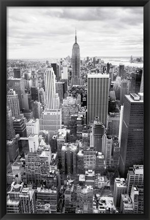 Framed NYC Downtown Print