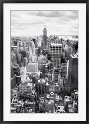 Framed NYC Downtown Print