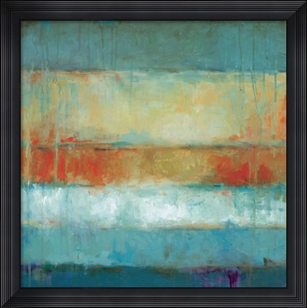 Framed Color Block Print