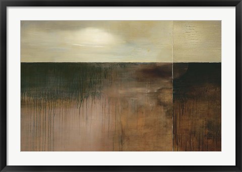 Framed Deep Sienna Sky Print