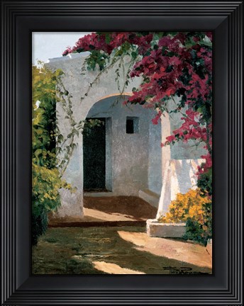 Framed Porch Daylight Print