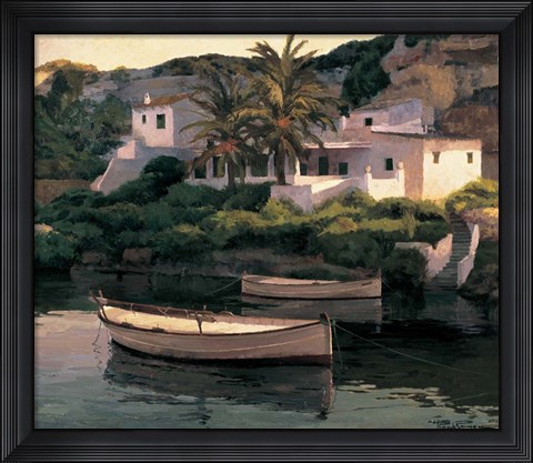 Framed Cala San Esteban Print