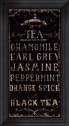 Framed Tea Print