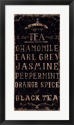 Framed Tea Print