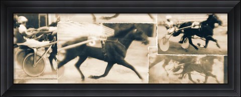 Framed Sulky Race Print