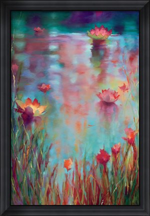 Framed Garden Reeds Print