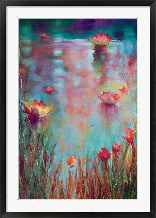 Framed Garden Reeds Print