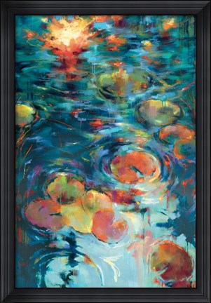Framed Dancing on Water Print