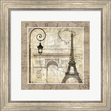 Framed Paris Holiday Print