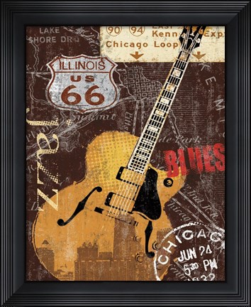 Framed Chi-town Print