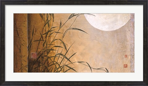 Framed Lakeside Moonrise Print
