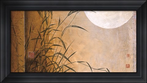 Framed Lakeside Moonrise Print