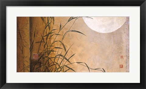 Framed Lakeside Moonrise Print