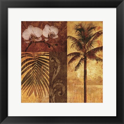 Framed Sunset Beach II Print
