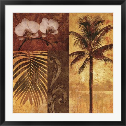 Framed Sunset Beach II Print