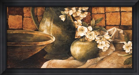 Framed Tiled Still Life I Print