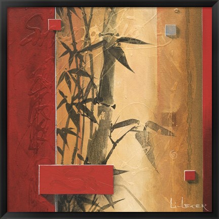 Framed Bamboo Garden Print