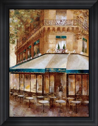 Framed Cafe De Paris I Print