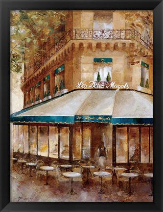 Framed Cafe De Paris I Print