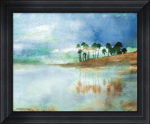 Framed Palm Coast Beach Print