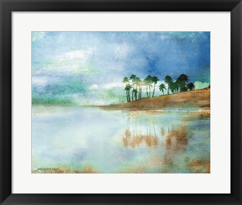Framed Palm Coast Beach Print