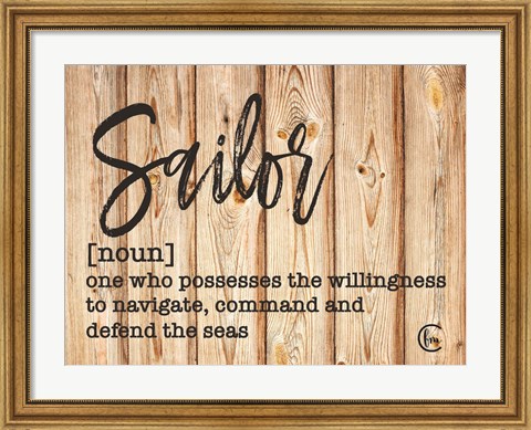 Framed Sailor Print