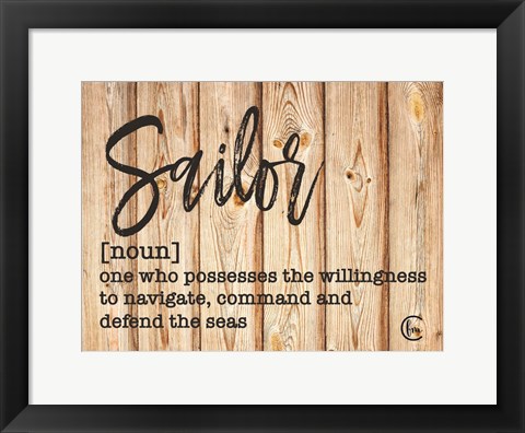 Framed Sailor Print