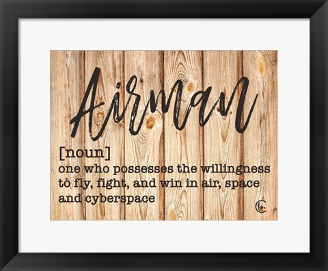 Framed Airman Print