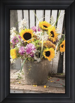 Framed Bucket of Sunshine Print