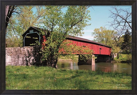 Framed Delville Bridge Print