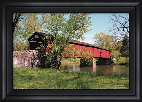 Framed Delville Bridge Print