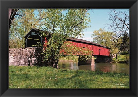 Framed Delville Bridge Print