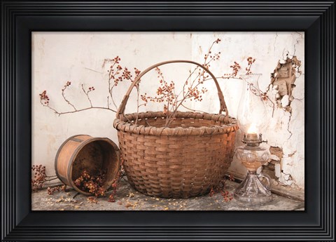 Framed Basket Weavers Display Print