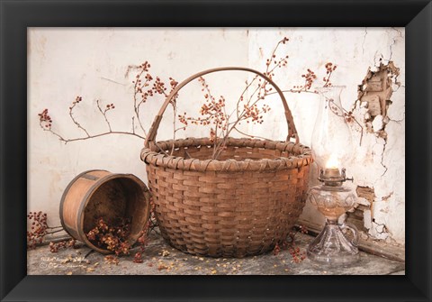 Framed Basket Weavers Display Print