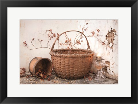 Framed Basket Weavers Display Print