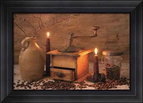 Framed Early Morning Coffee Print