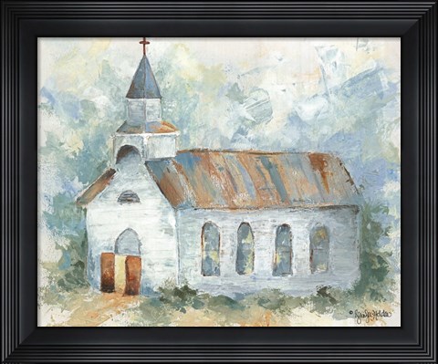 Framed Near the Cross Print