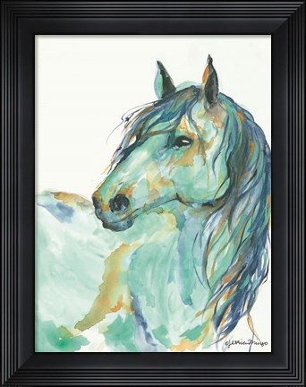 Framed River II Print