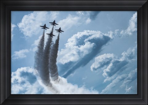 Framed Making Clouds Print
