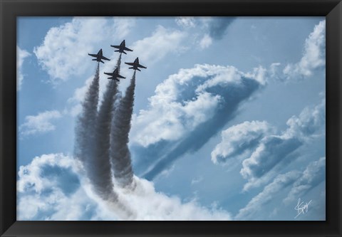 Framed Making Clouds Print