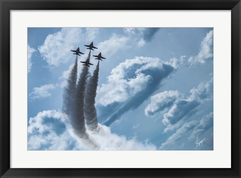 Framed Making Clouds Print