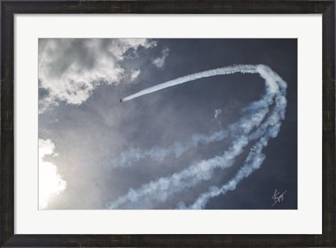 Framed Clouded Space Print